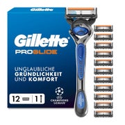 Gillette Fusion 5 Proglide Rasierer inkl. 12 Klingen 1 St