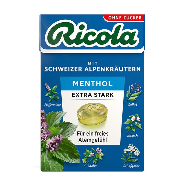Ricola O.z.box Menthol extra stark Bonbo 50 g