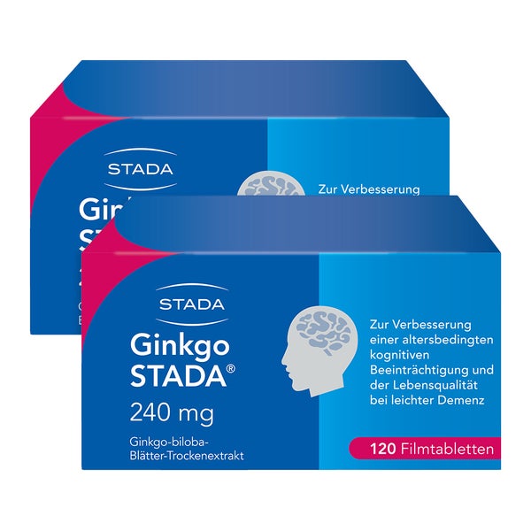 Ginkgo Biloba STADA 240MG Doppelp. 2X120 St