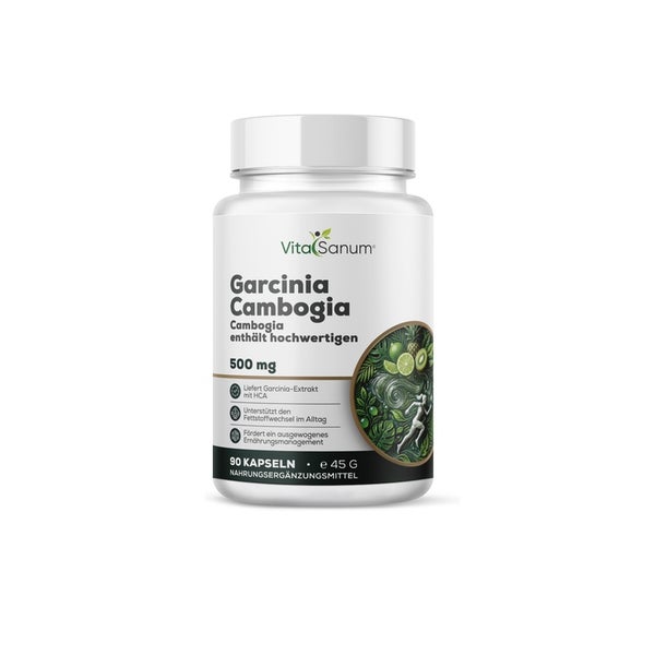 VitaSanum® - Garcinia Cambogia (Malabar-Tamarinde) 500 mg 90 Kapseln 90 St