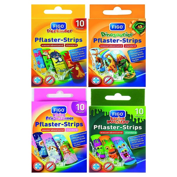 Kinder Pflaster Strips Bergmann Kinderpflaster, Wasserabweisend, Hautfreundlich, Klinisch getestet 1 St