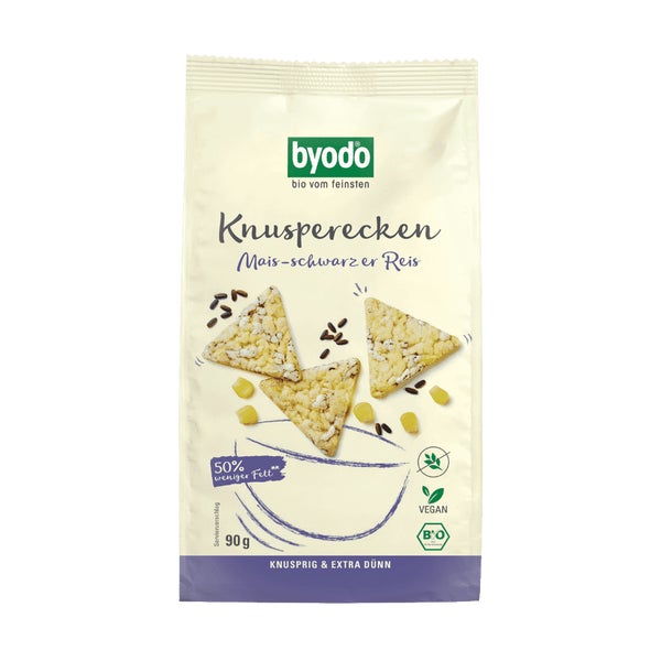 BYODO Knusperecken Mais-schwarzer Reis 90 g