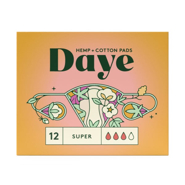 Daye Bio-Hanf-Mix Binden – Super Saugstärke 12 St