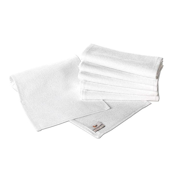 6x Kosmetik Gesichtskompresse 22 x 70 cm weiß Kosmetiktücher Gesichtstücher für perfekte Gesichtbehandlungen