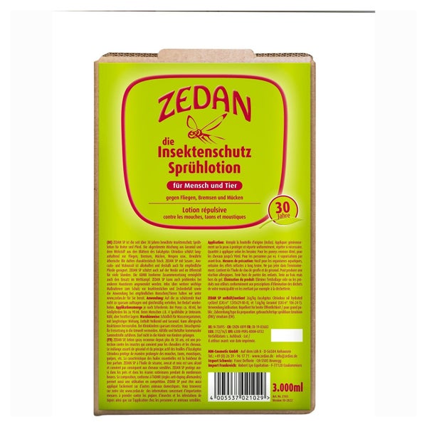 Zedan SP die Insektenschutz Sprühlotion 3 l