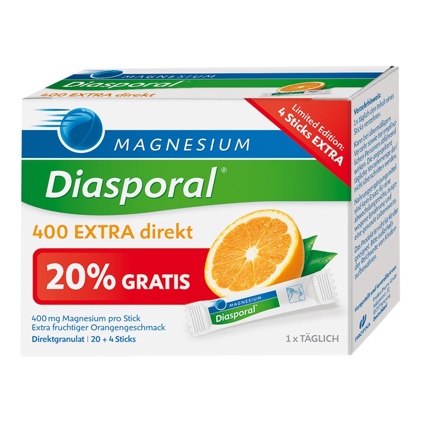 Magnesium-diasporal 400 Extra Direkt 24 St