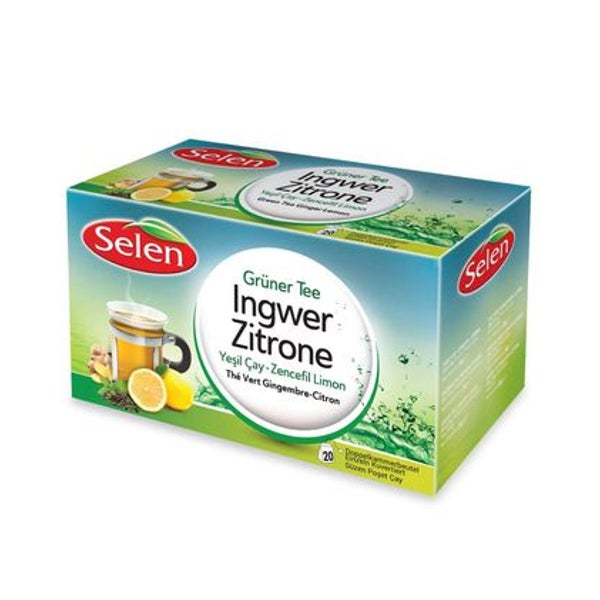 SELEN Grüner Tee Ingwer-Zitrone 36 g