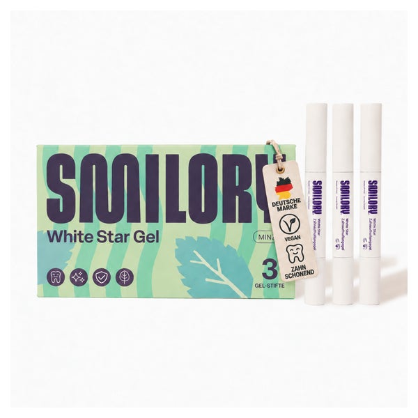 SMILORY® Bleaching Gel - Für alle LED Lichter - Weiße Zähne 3 St