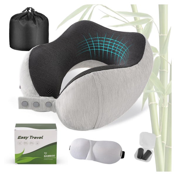 Nackenkissen Memory Foam Reisekissen mit 1 St