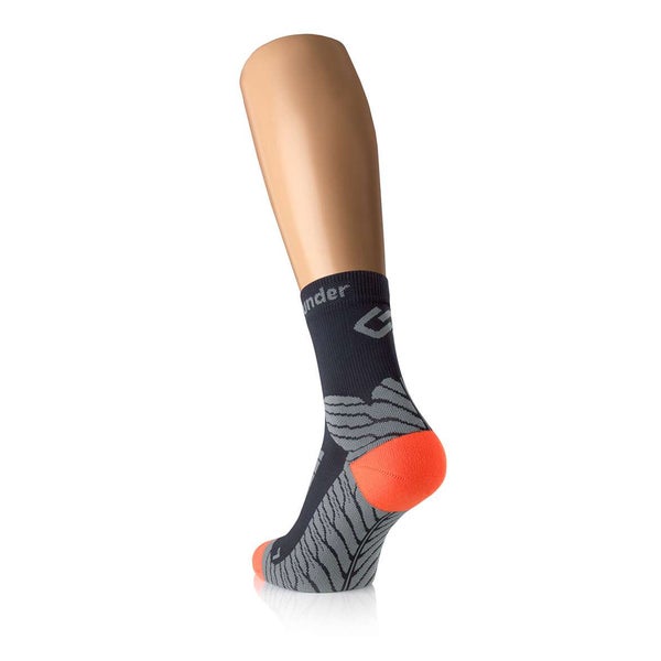 UNDER PRESSURE SOCKX | halbhohe Socken mit Kompression (1 Paar) 35-38 / anthrazit 2 St