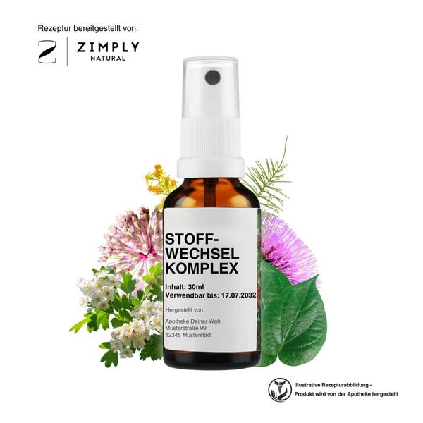 Zimply Natural STOFFWECHSEL KOMPLEX - Pflanzbasierte Rezeptur 30 ml