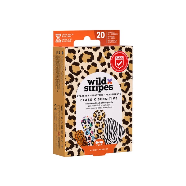 Wild Stripes Sensitive Pflaster - Animal Design 20 St