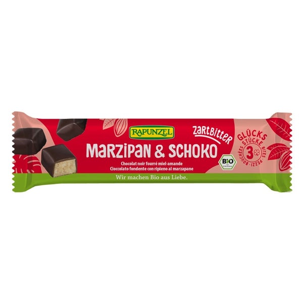 Rapunzel Glücksstücke Marzipan & Schoko Zartbitter