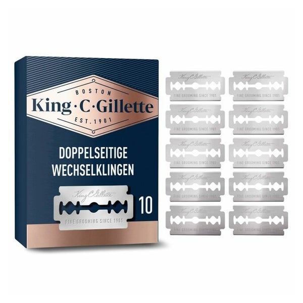 King C. Gillette Rasierhobel Systemklingen 10er 1 St