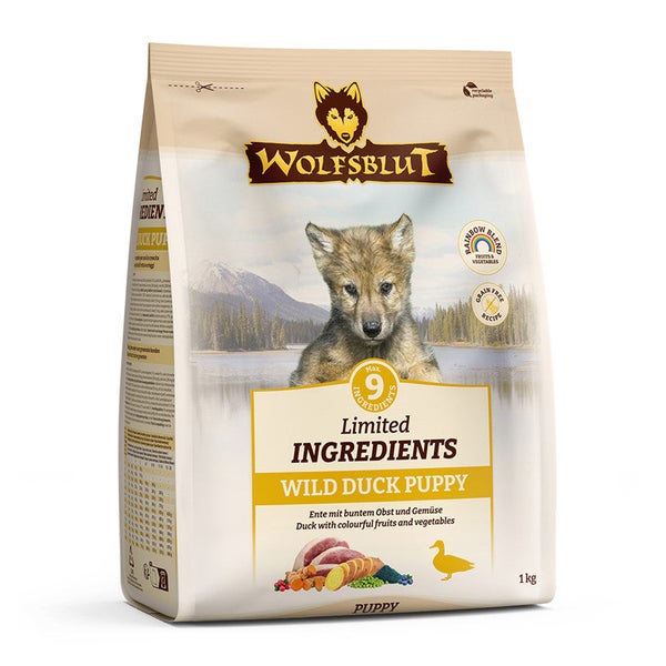 Wolfsblut LI Wild Duck Puppy 9 kg