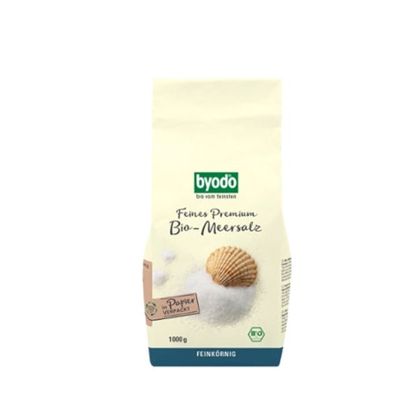 BYODO Feines Premium Bio-Meersalz 1 kg