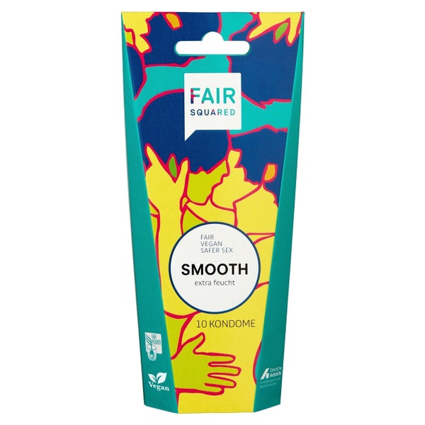 «Smooth» Kondome – Vegane, Fair-Trade Kondome, 10 Stück (10 Kondome) 10 St