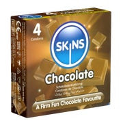 Chocolate Kondome 4 Stück – süß duftend & extra feucht (4 Kondome) 4 St