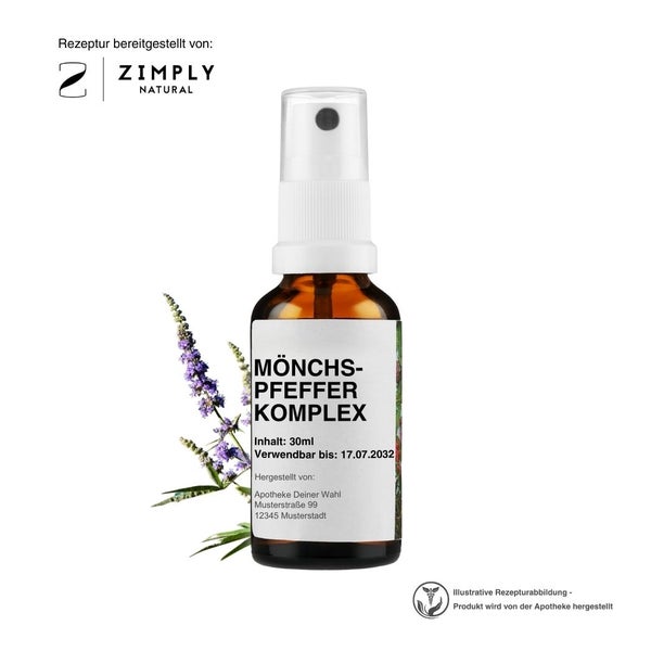 Zimply Natural MÖNCHSPFEFFER KOMPLEX - Pflanzbasierte Rezeptur 30 ml