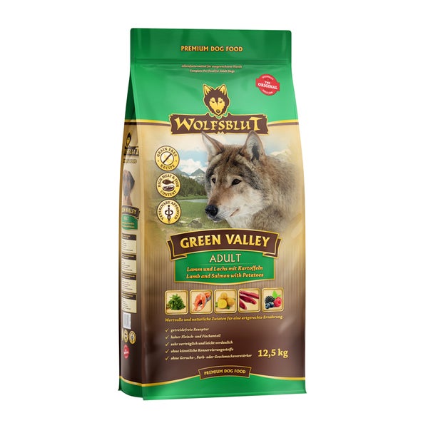 Wolfsblut Green Valley - Lamm & Lachs 12,8 kg