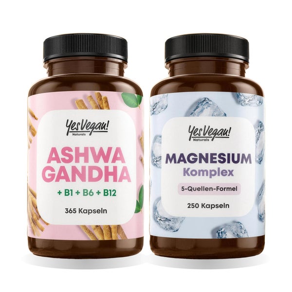 Balance-Ritual Set: Ashwagandha 1200 mg + Magnesium Komplex 2 St