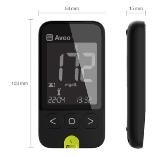 mylife Aveo™ Blutzuckermesssystem mmol/L, Blutzuckermessung 1 St