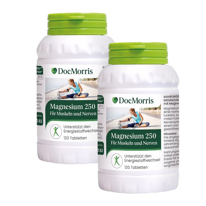 DocMorris Magnesium 250 Duo 2X120 St