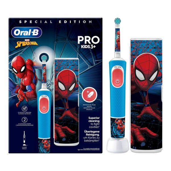Oral-B KINDERZAHNBÜRSTE MIT REISEETUI (PRO 103 KIDS SPIDERM) 1 St