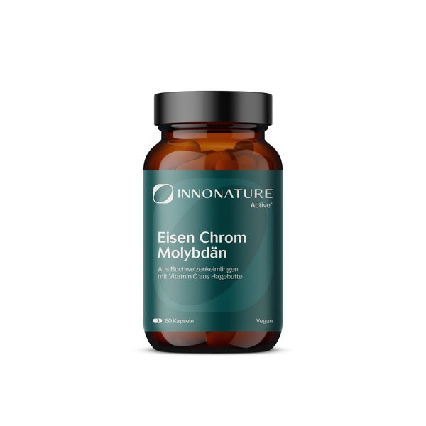 InnoNature Eisen Chrom Molybdän Kapseln 60 St