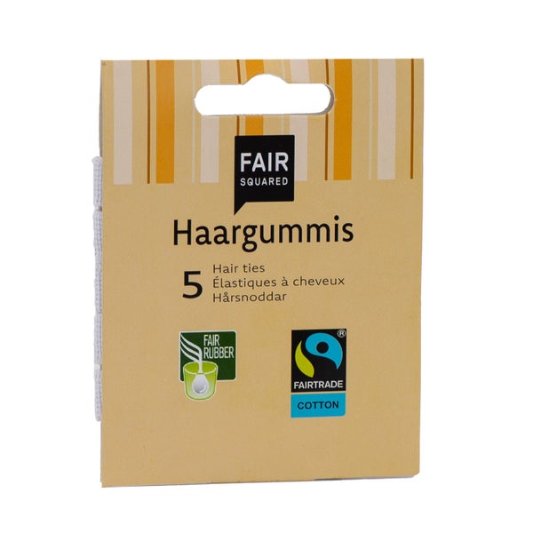 FAIR SQUARED Haargummis 5er Weiß 100 ml