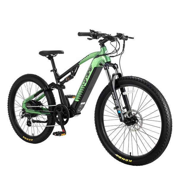 Cyrusher Flex vollgefedertes E-Bike, 48V 15Ah LG-Akku,Grün 1 St