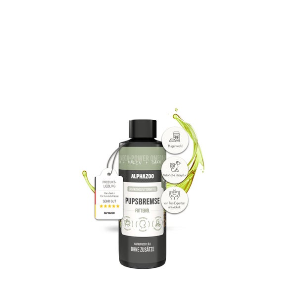 Pupsbremse Futteröl für Hunde 100 ml