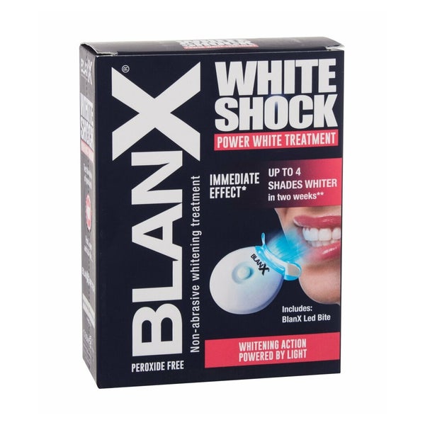 BLANX SET White Shock Power White Treatment Zahnpasta 50ml + LED Bite 0,05 l