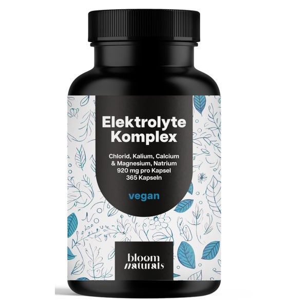 Elektrolyte Komplex - 365 Kapseln - Bloom Naturals 365 St