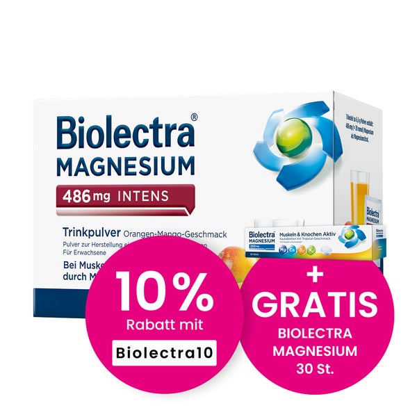 Biolectra Magnesium 486 Mg Intens Trinkp.ora.-mang 40 St