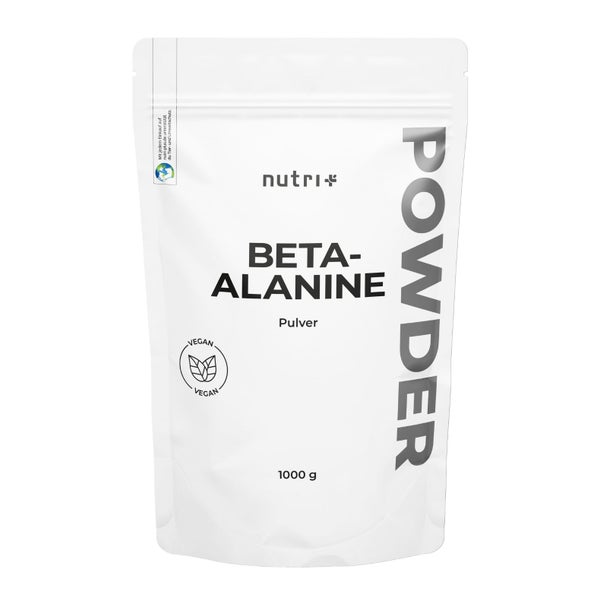 nutri+ Beta Alanin Pulver - vegan hochdosiert Amino - 1 kg 1000 g