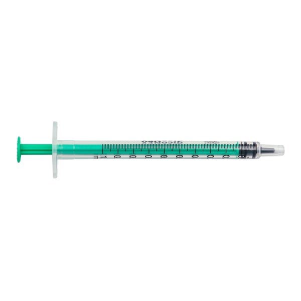100 x Zarys dicoNEX Einwegspritze 1 ml Spritze ohne Kanüle Nadel Einmalspritze 100 St