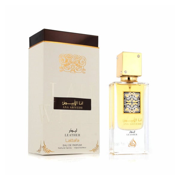 Ana Abiyedh Leder von Lattafa Gold Parfüm Attar Edp Spray Halal Parfüm 0,06 l