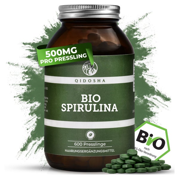 QIDOSHA Bio Spirulina Presslinge 600 St