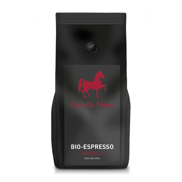 Biotiva Cavallo Nero Espresso Arabica Bohne Bio 500 g