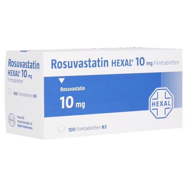 Rosuvastatin Hexal 10 mg Filmtabletten 100 St