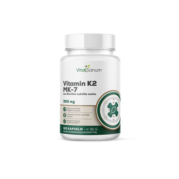 VitaSanum®- Vitamin K2 MK-7 – 200 µg – 120 Kapseln 120 St