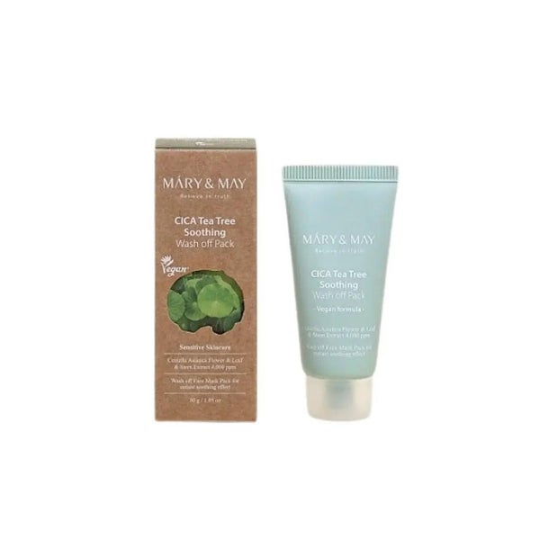 MARY & MAY Cica Tea tree Soothing Wash Off Pack 30 g