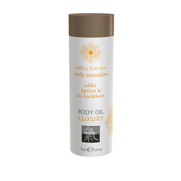 Shiatsu - Körperöl Massageöl mit Aroma Duft
 Geschmack Aprikose und Sanddorn 75 ml