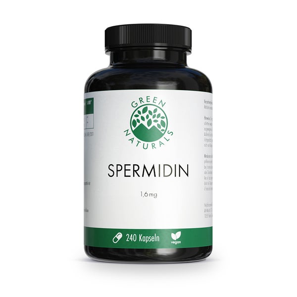 Green Naturals Spermidin 1,6 mg vegan Kapseln 240 St