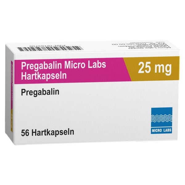 Pregabalin Micro Labs 25 Mg Hartkapseln 56 St