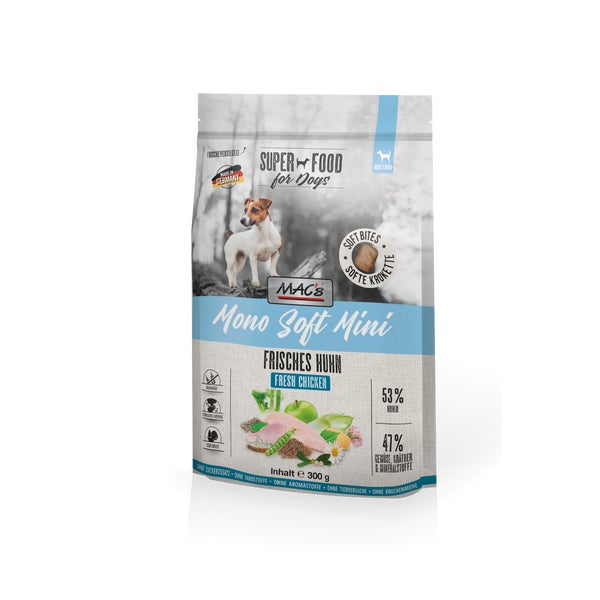 MAC's DOG - Mono Soft Mini Frisches Huhn 0,3 kg