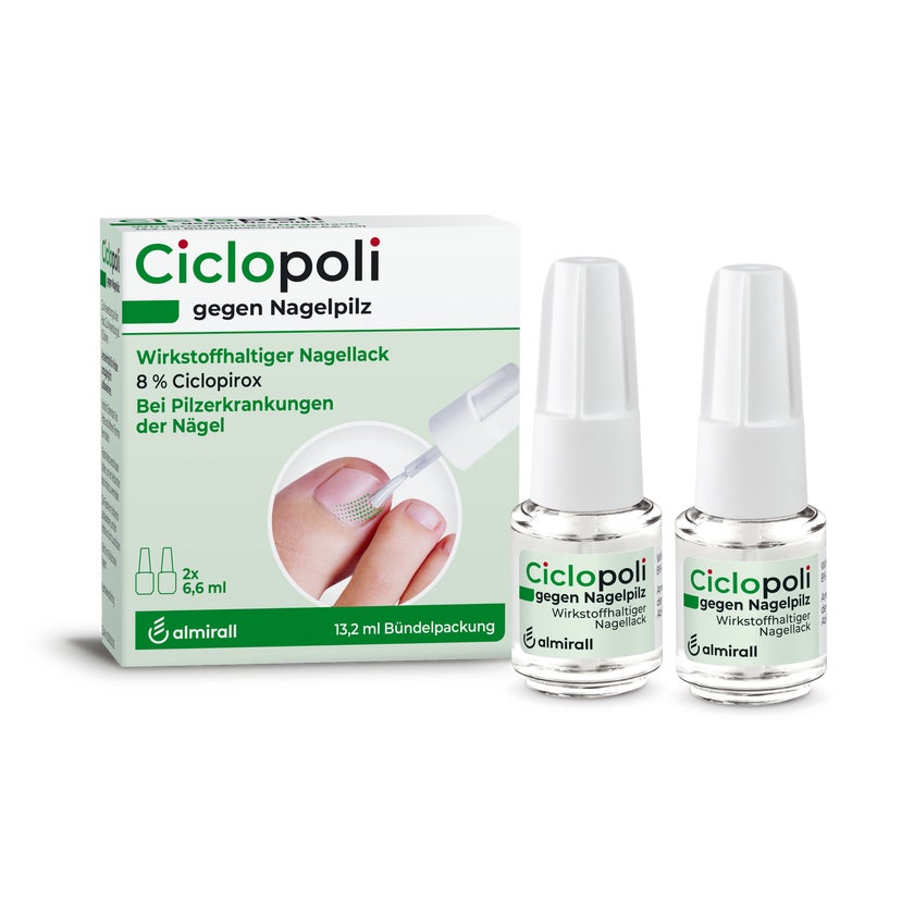 Ciclopoli Gegen Nagelpilz Wirkstoffhalt.nagellack 2X6,6 ml