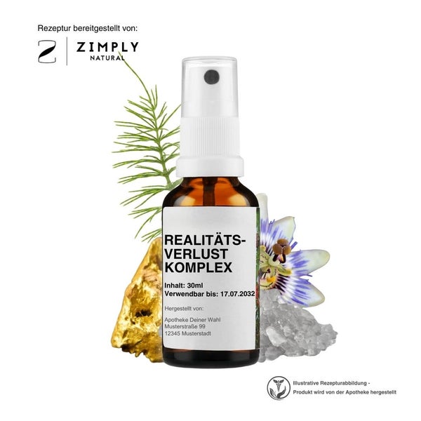 Zimply Natural REALITÄTSVERLUST KOMPLEX - Pflanzbasierte Rezeptur 30 ml
