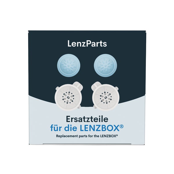 LenzParts Pastel Blue - Hygienepack für die LENZBOX 1 Set